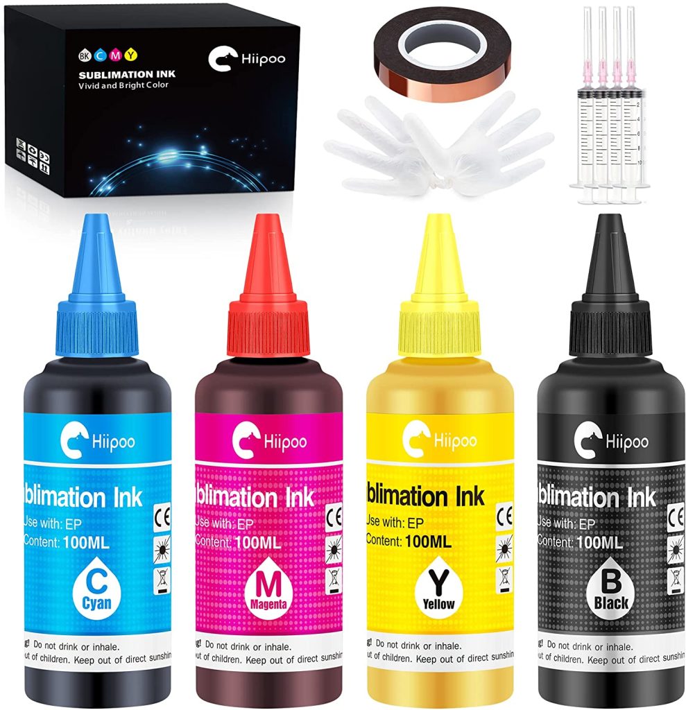 Hiipoo Sublimation Ink with Heat Tape Refill