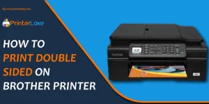 how to print double sided on Brother Printer